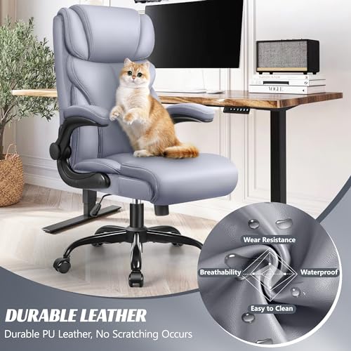 Ergonomic Big and Tall Leather Office Chair K428
