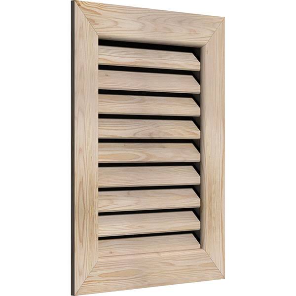 Vertical Gable Vent Unfinished Functional S349