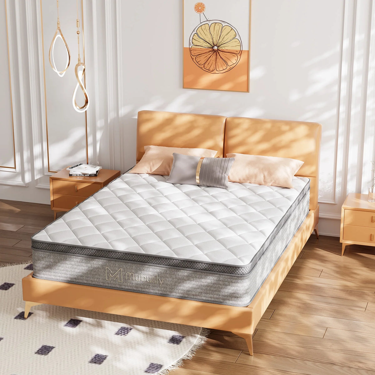 Full 10 inch Gel Memory Foam Hybrid Mattress E3209