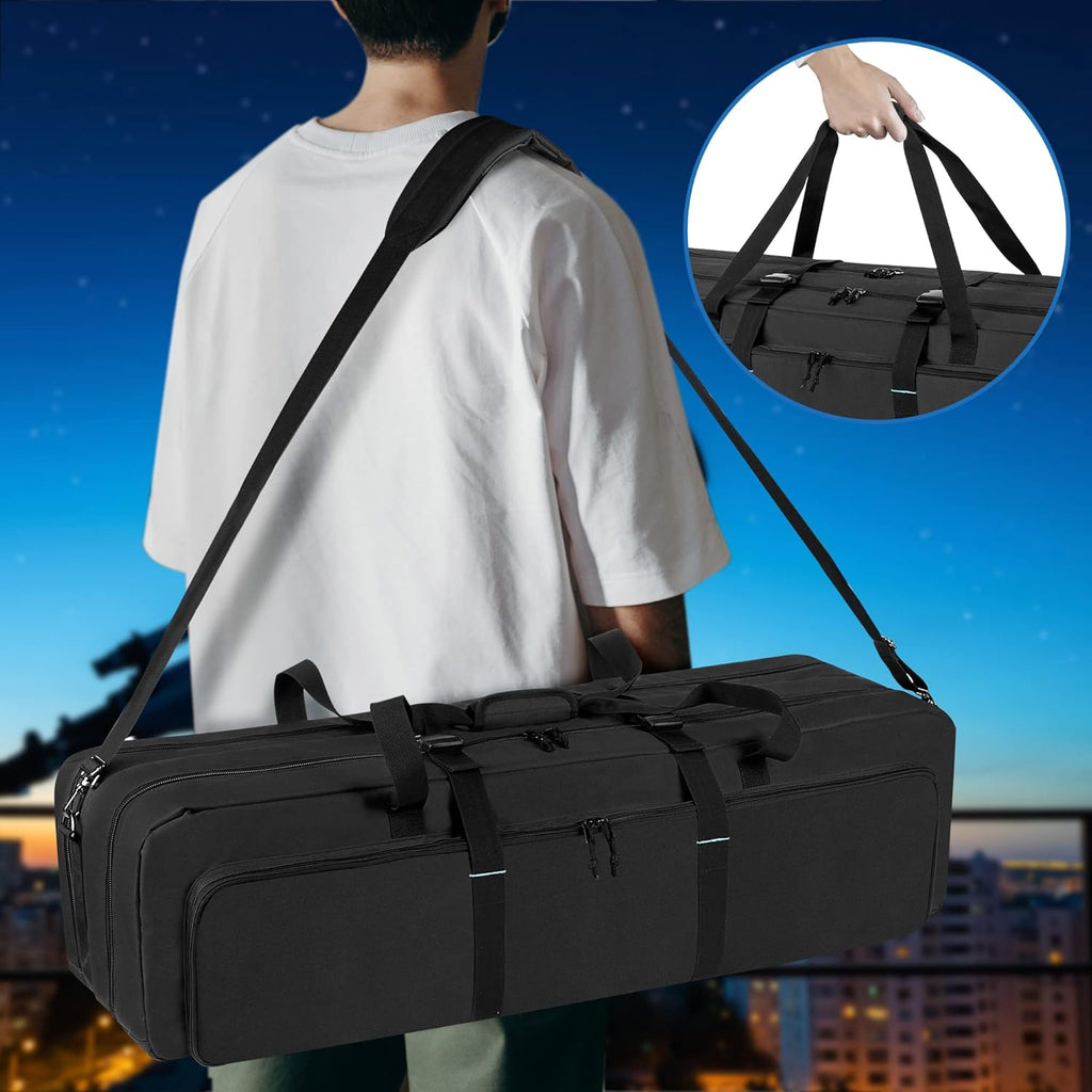 Double-Layer Padded Telescope Case with Accessories Bag A2310