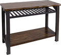 Console Table Graphite Grey Brown E674