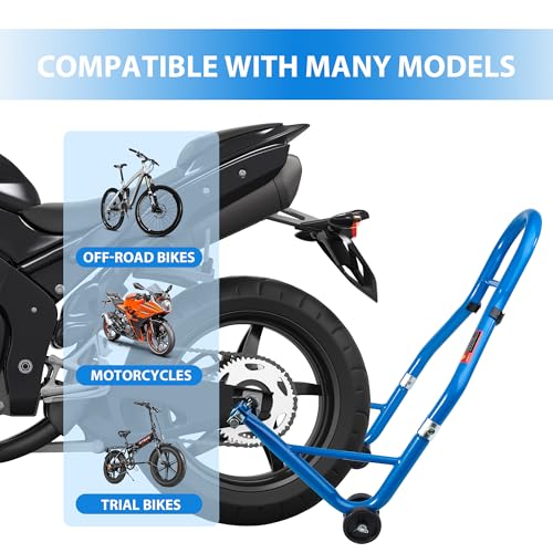 Blue Motorcycle Rear Wheel Lift Stand I477