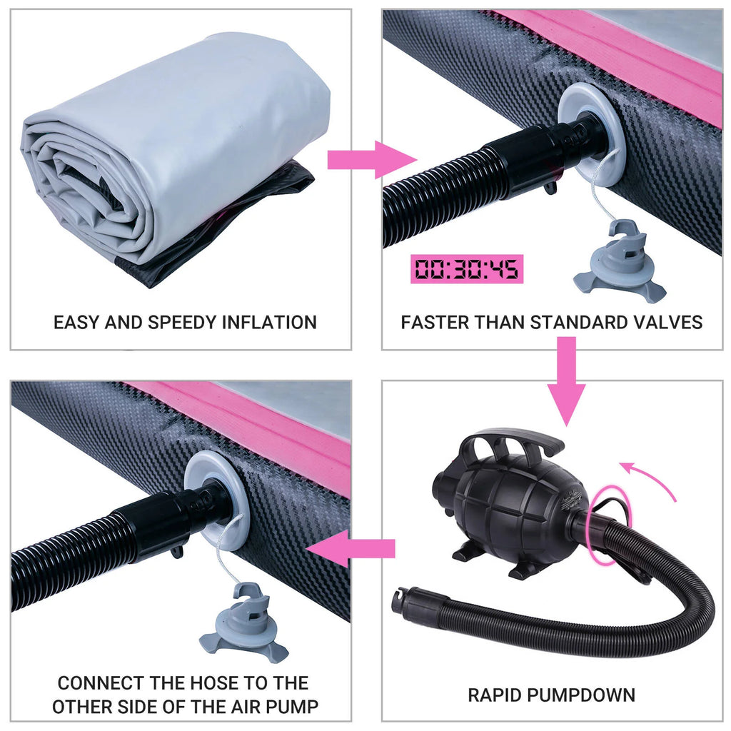Inflatable Air Tumble Track Gymnastics Tumbling Mat 4in Thick B1298