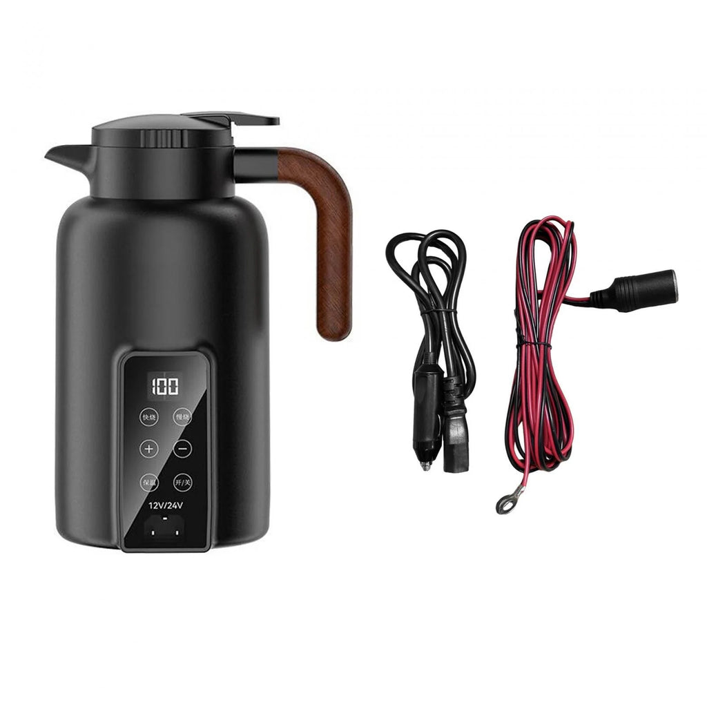 Car Heating Cup Electric Kettle Black X169