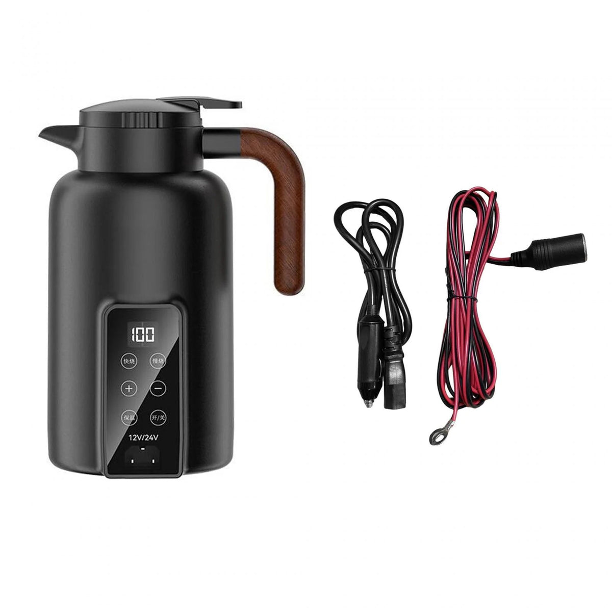 Car Heating Cup Electric Kettle Black X169