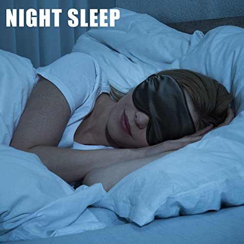 20 Pieces Silk Sleep Mask with Adjustable Strap O437