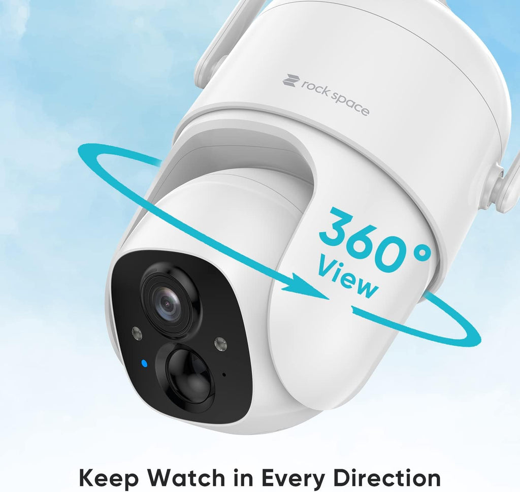 Wireless Outdoor Security Camera 1080P PTZ E416701