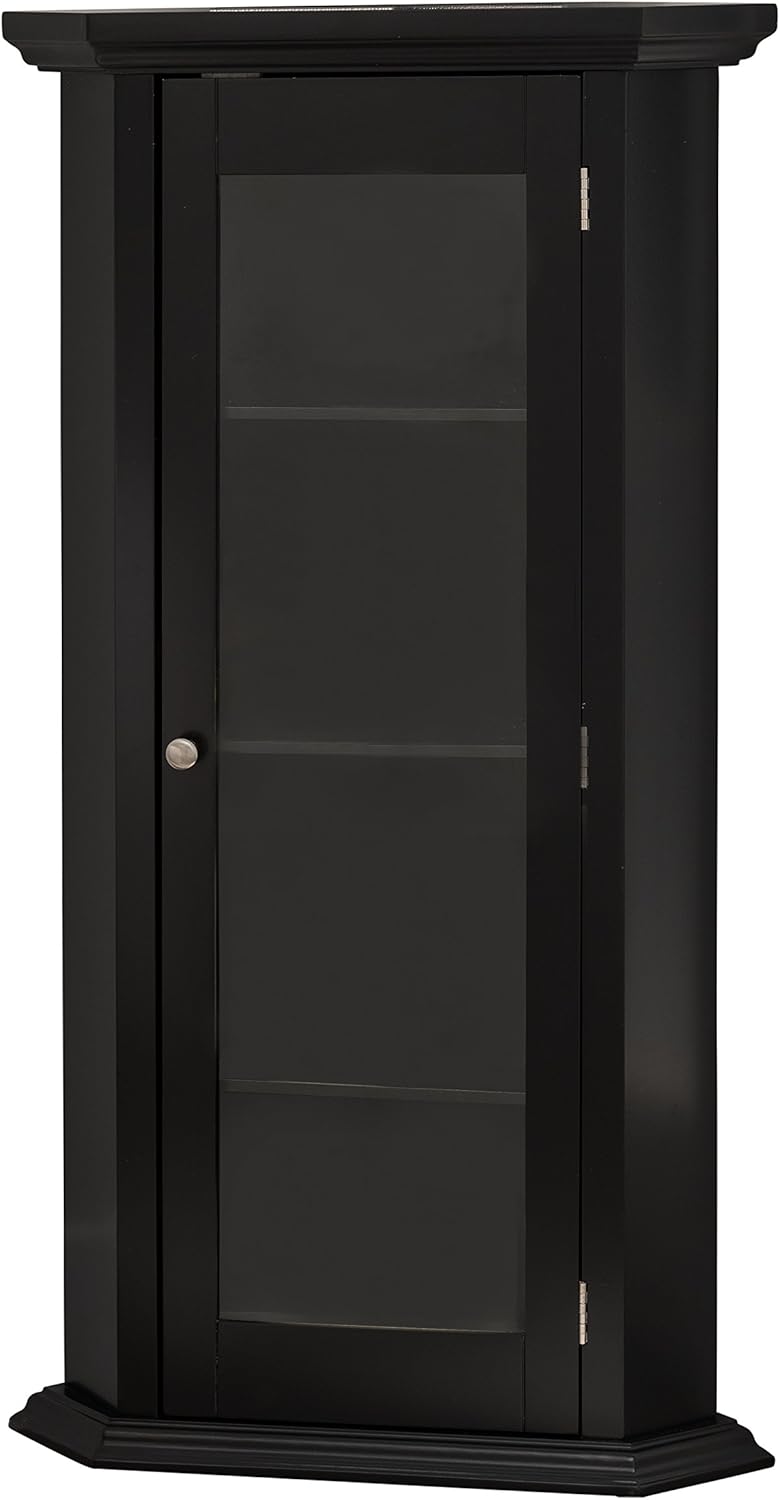 Corner Curio Storage Cabinet with Glass Door C751927