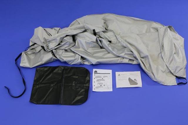 Silver Jeep Wrangler Cab Cover J877