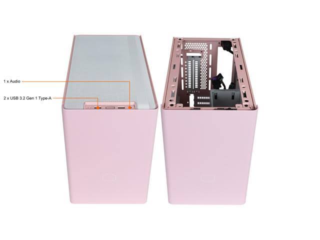 Mini-ITX Flamingo Pink Computer Case L883