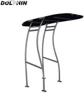 Folding Center Console Boat Tower Black Canopy Anodized Aluminum W587148