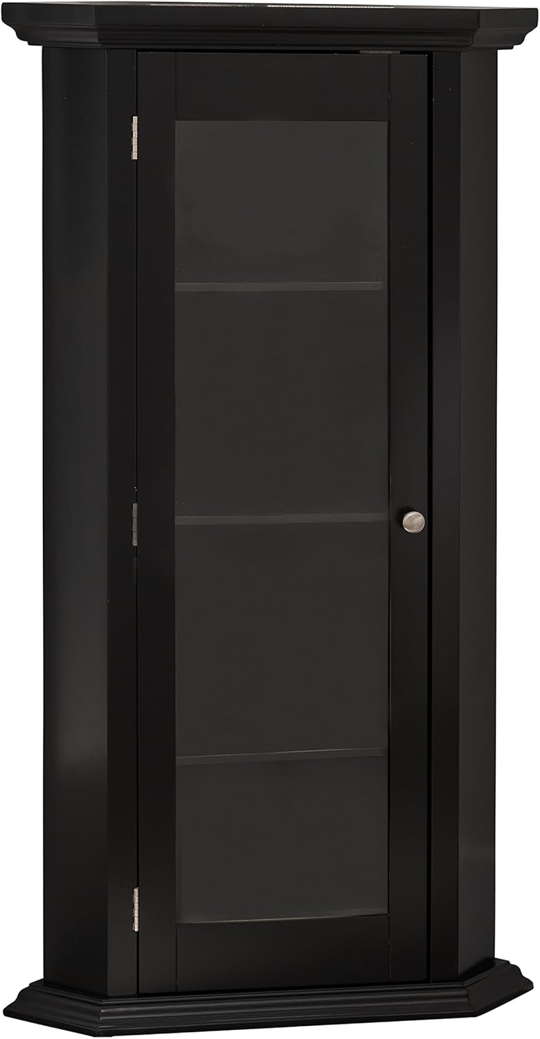 Corner Curio Storage Cabinet with Glass Door C751927