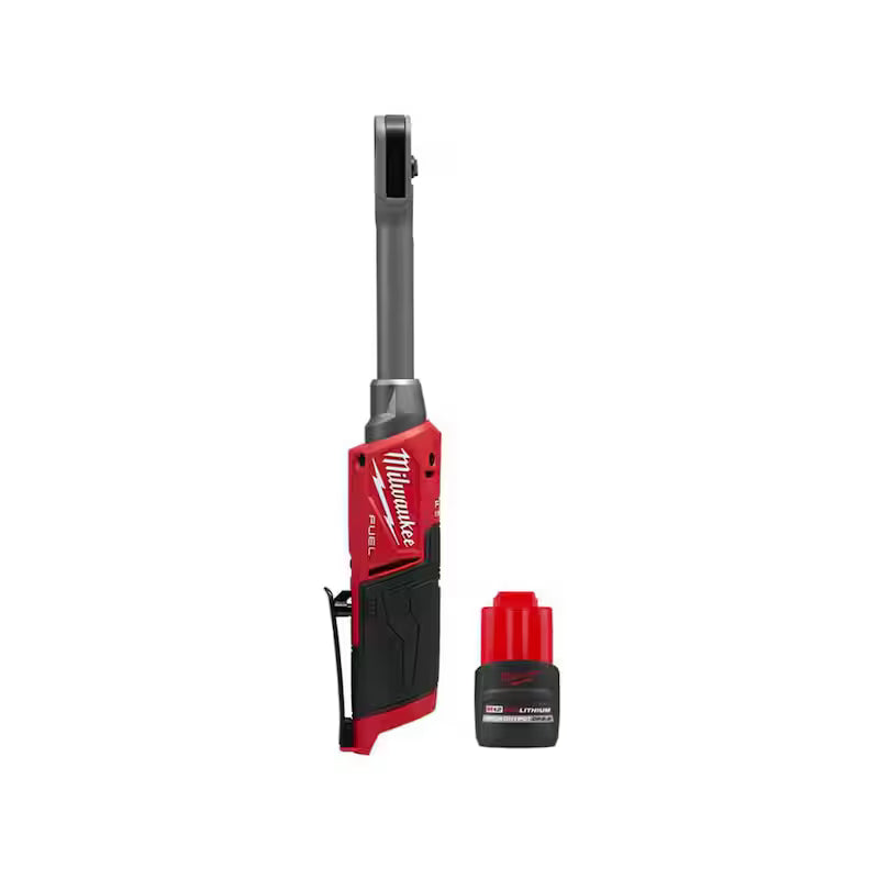 12V Lithium-Ion Brushless Cordless Extended Reach Box Ratchet with 2.5Ah Battery Pack J89758