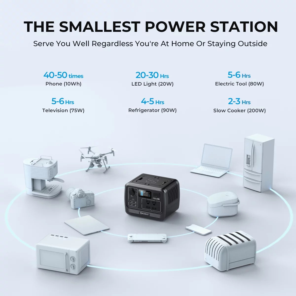 700W 537Wh LiFePO4 Portable Power Station I3067