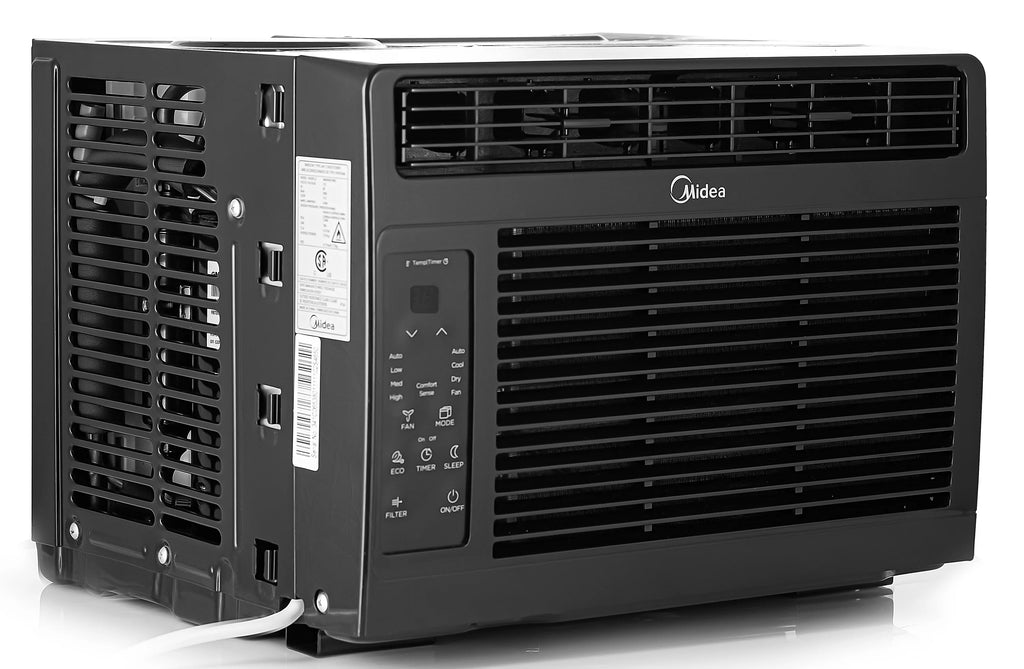 6,000 BTU 115V Window Air Conditioner with Remote, Up to 250 sq ft, Black N55679