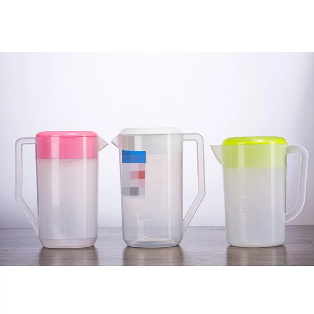 5000ml Pink Plastic Measuring Kettle with Scale W649129