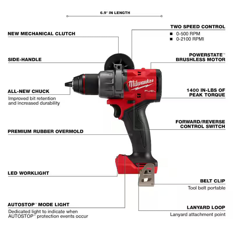 18V Lithium-Ion Brushless Cordless Combo Kit with 5.0 Ah Batteries 7-Tool U68456