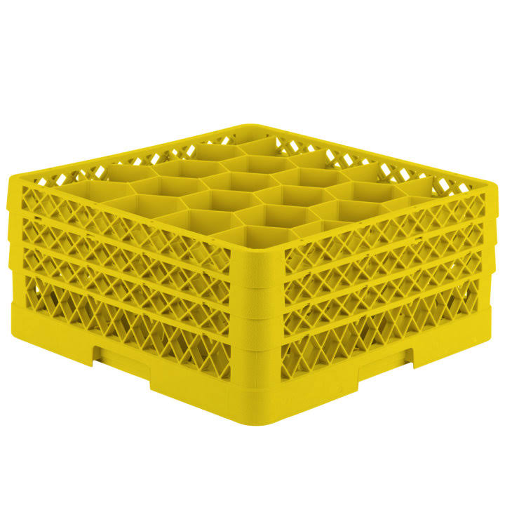 Yellow 20 Compartment Rack with 3 Extenders U421285