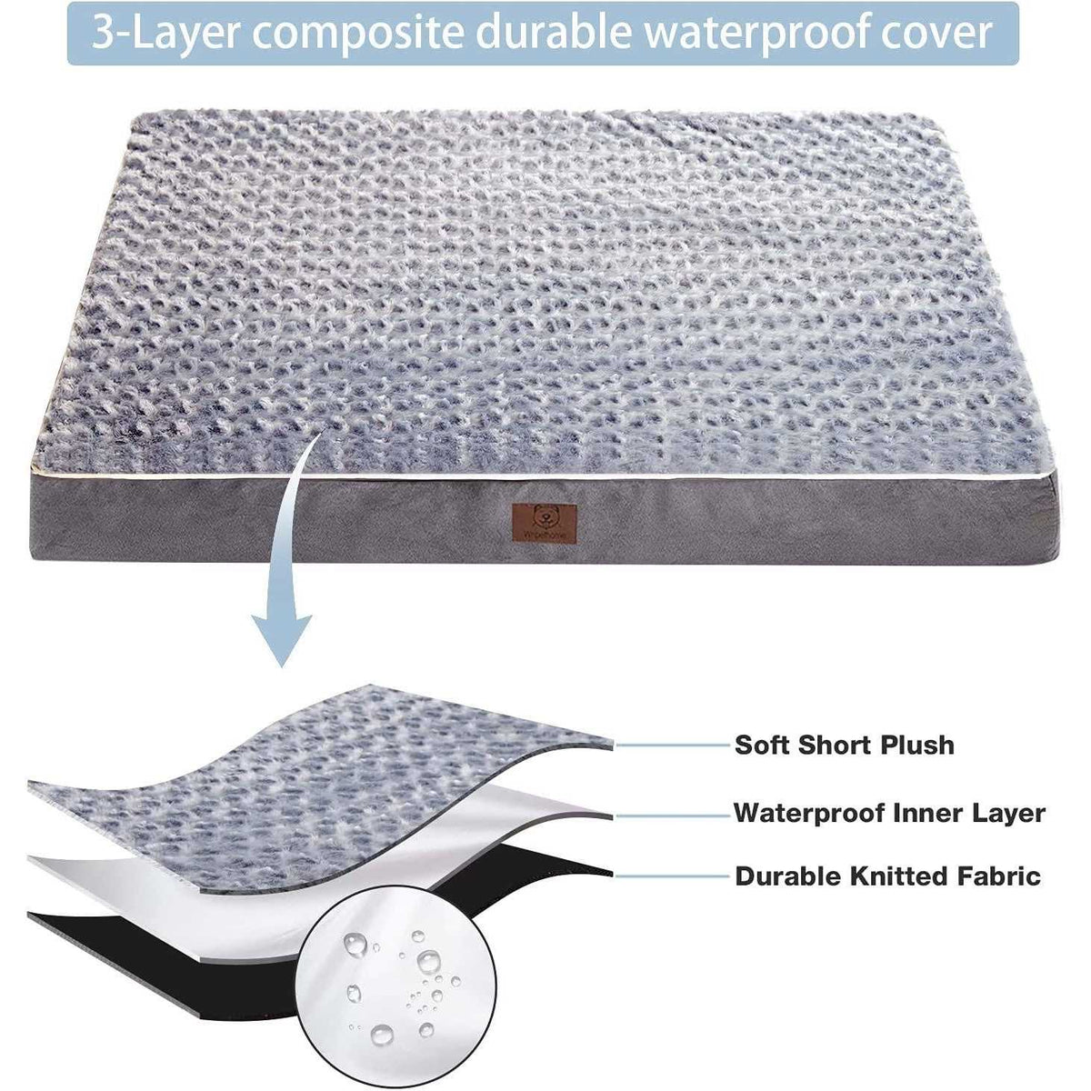 Orthopedic Waterproof Dog Bed with Removable Washable Cover T91712