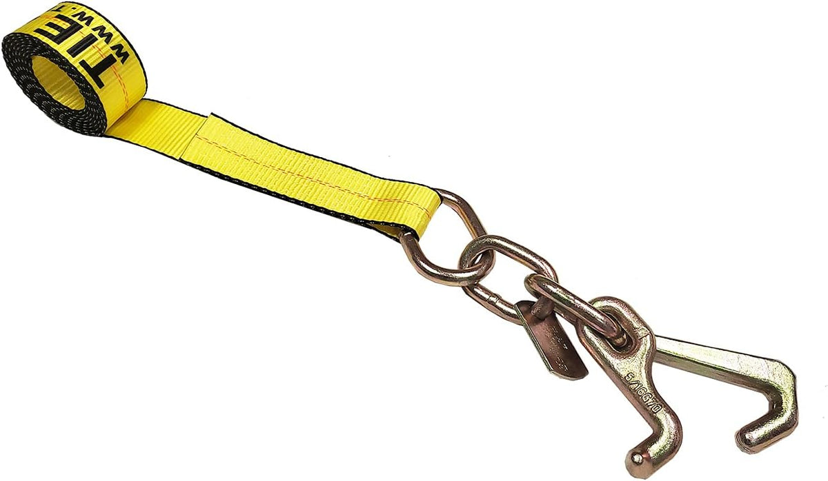 2 x 10' Car Straps Tie Down Set 4 Pack Blue X639