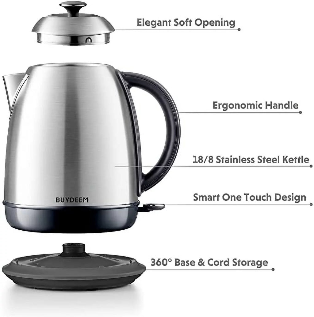 Stainless Steel Electric Tea Kettle 1.7 L Y855840