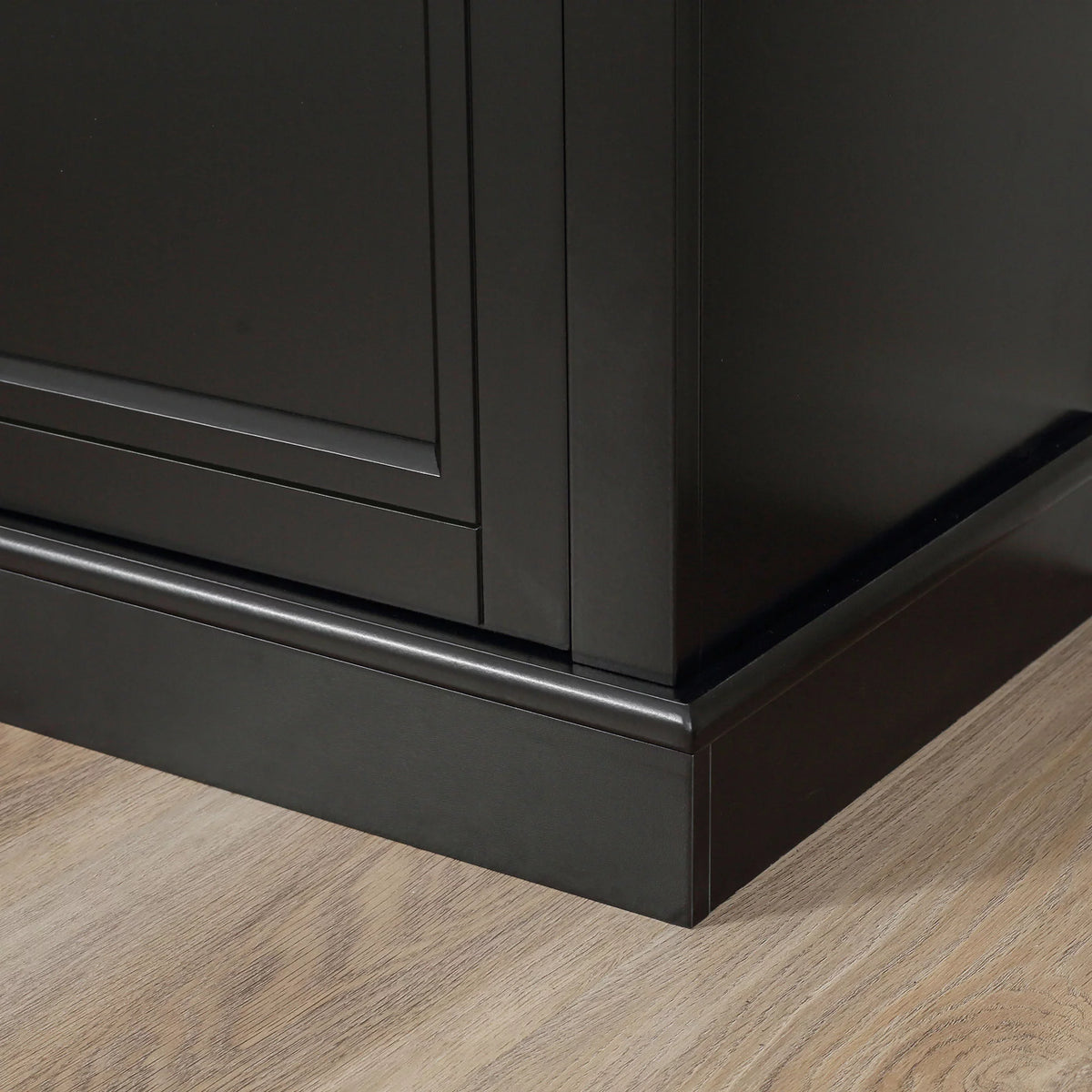 Black Sideboard Buffet Cabinet with 2 Drawers E936676