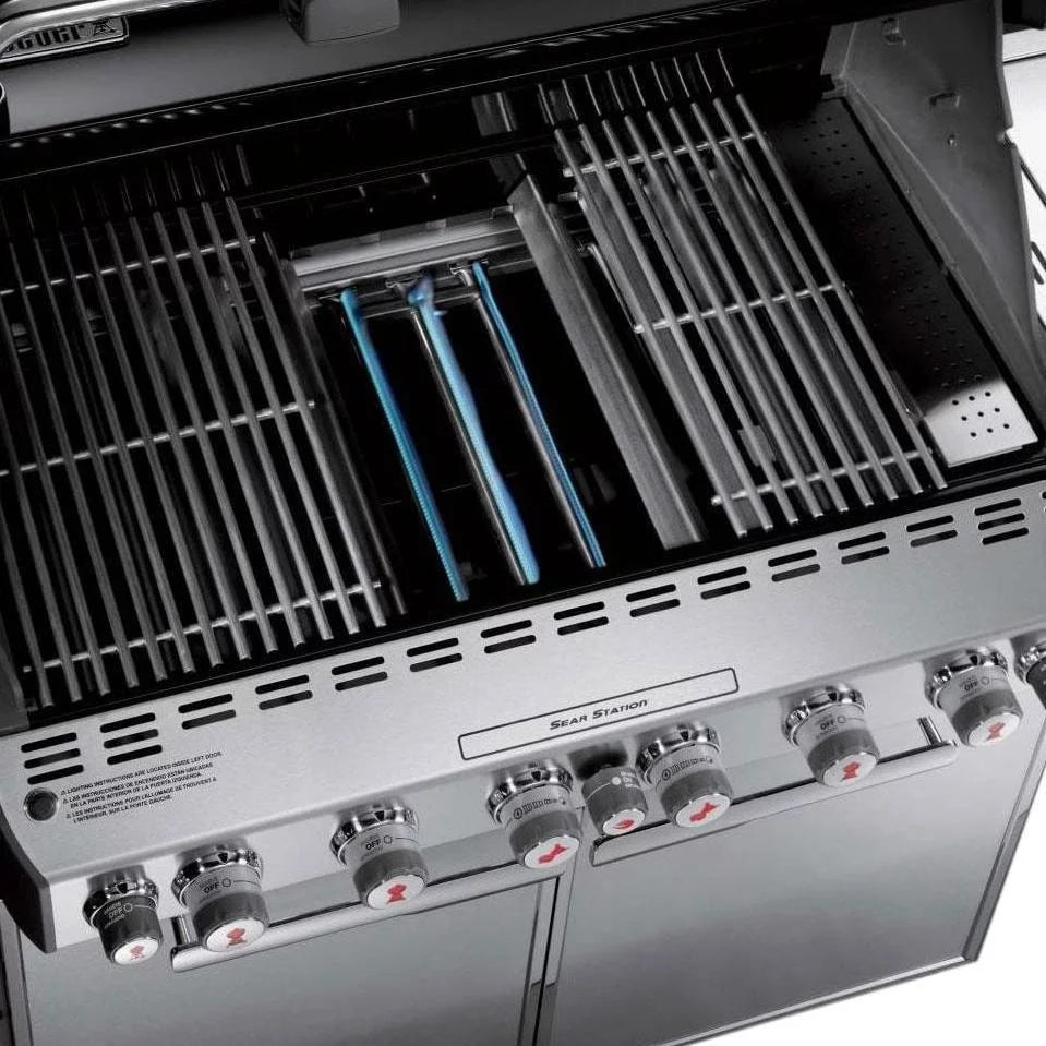 Natural Gas Grill With Rotisserie, Sear Burner & Side Burner V6408