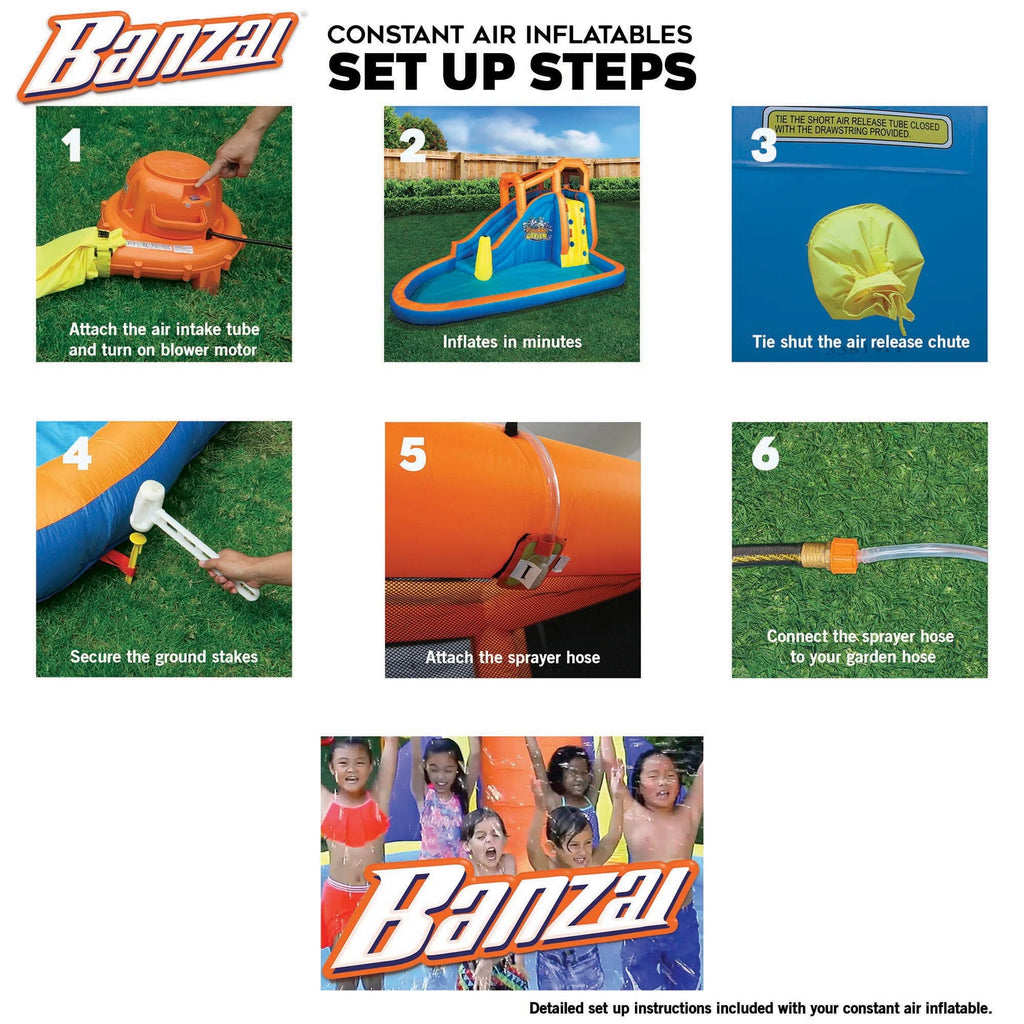 Inflatable Bouncer Water Game Park K295