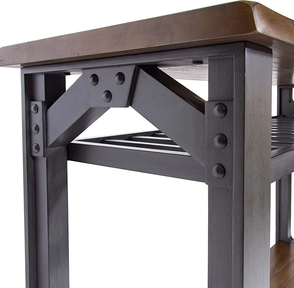 Console Table Graphite Grey Brown E674