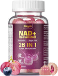 Sugar Free NAD Resveratrol Gummies with Hydrolyzed Collagen 60 Gummies Q9673