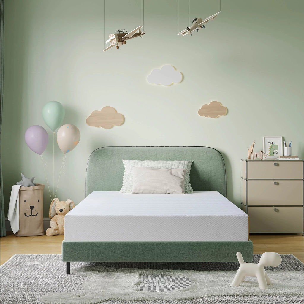 Black 8 inch Twin Size Gel Memory Foam Mattress E300137