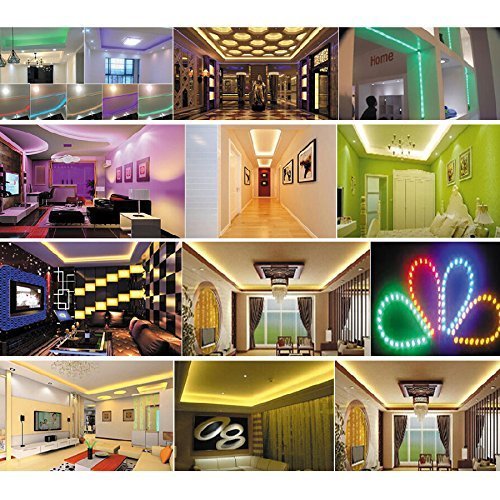 110V SMD5050 LED Strip Light with Connector 30 FT R808