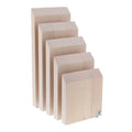 White Beechwood Magnetic Knife Block B4319