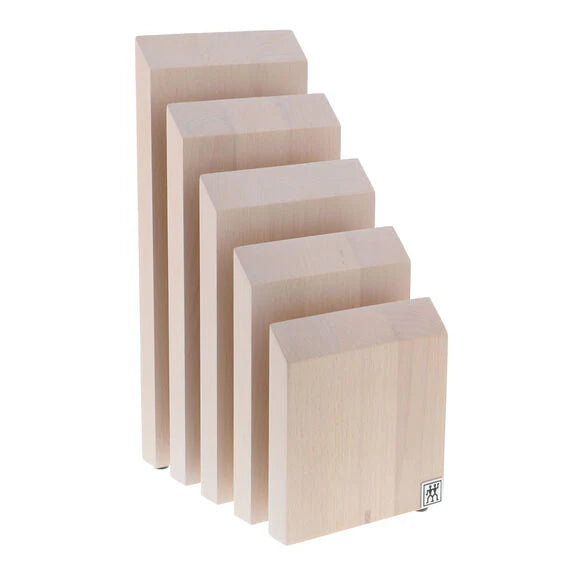 White Beechwood Magnetic Knife Block B4319
