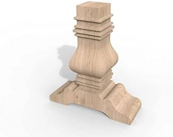 16 inch Wood Pedestal Base, Pack of Two F74783