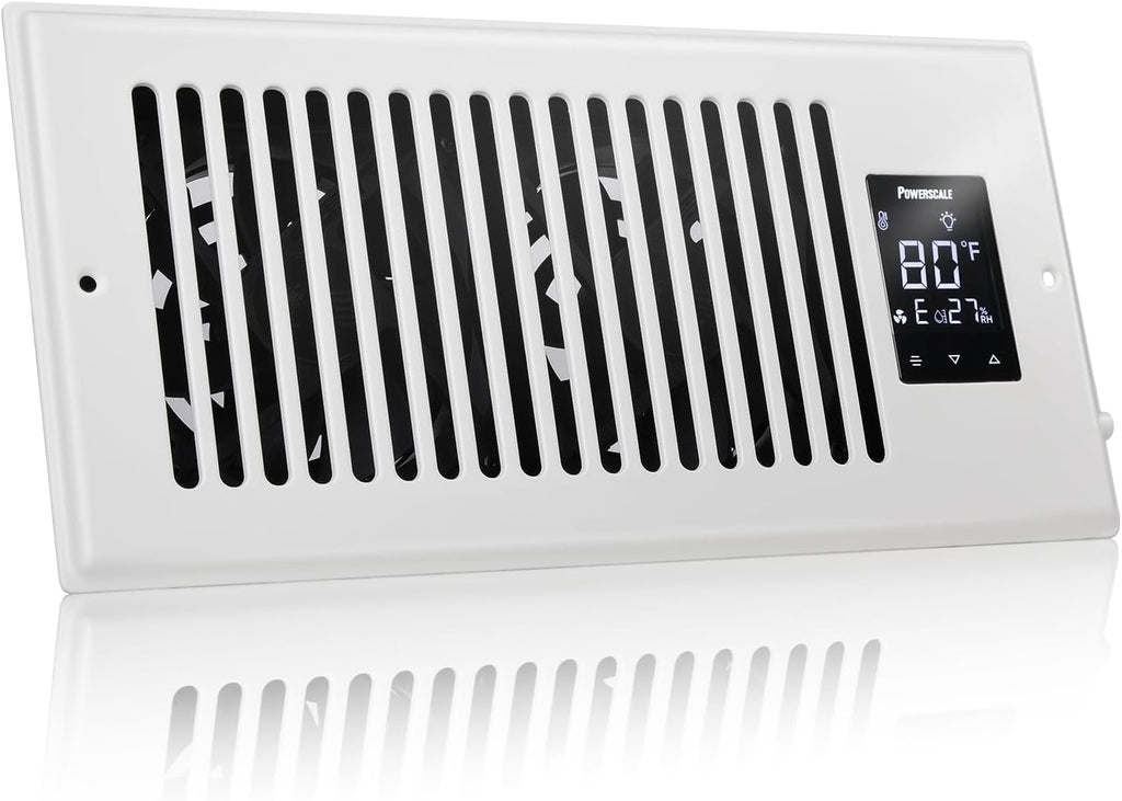 Smart Vent & Quiet Air Booster Register Fan with Humidity Sensor D528