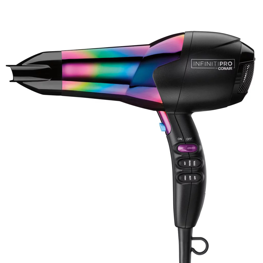 Rainbow Hair Dryer with Concentrator and Diffuser Q18714
