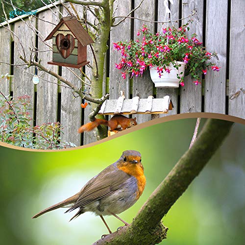 Hanging Bird House Distressed Wooden Birdhouse M979077
