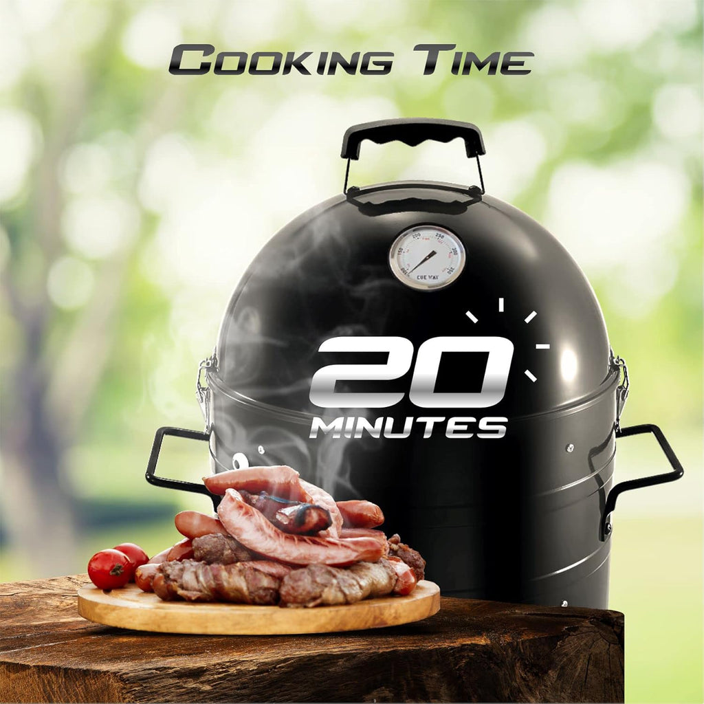 Vertical Smoker Grill Combo N2036