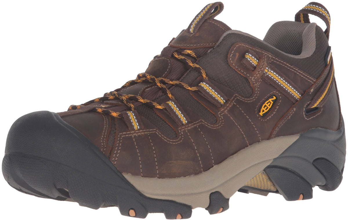 Cascade Brown/Golden Yellow Wide Hiking Shoes W435295