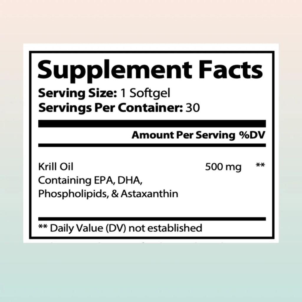 Omega-3 Antarctic Krill Oil 500mg 3-Pack L73606
