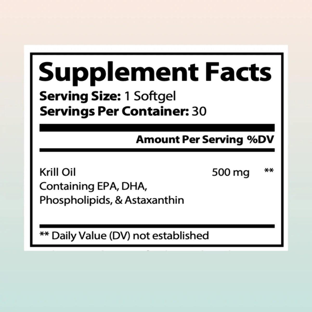 Omega-3 Antarctic Krill Oil 500mg 3-Pack L73606