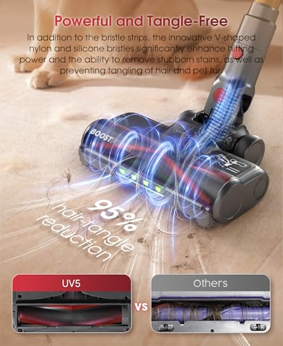 Cordless Vacuum Cleaner, 48000Pa 550W 65Mins Stick Vacuum X25599