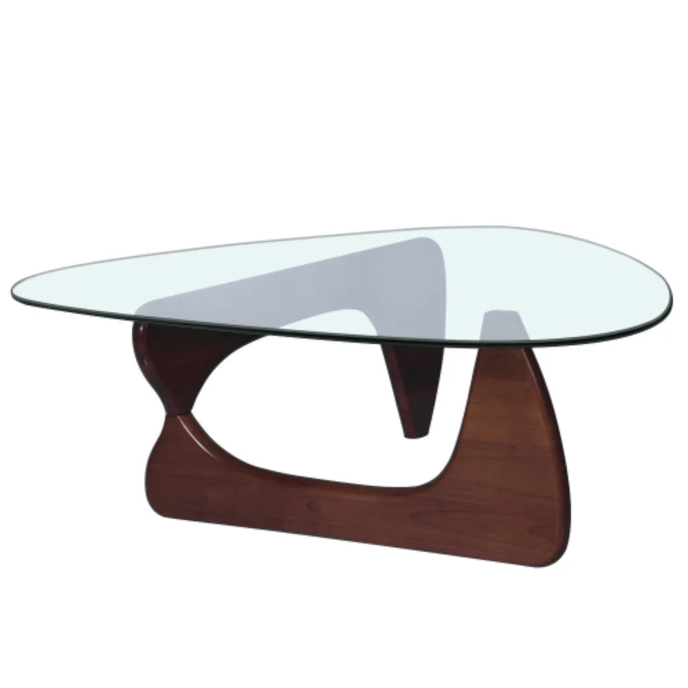 Modern Triangle Coffee Table Solid Wood L527235