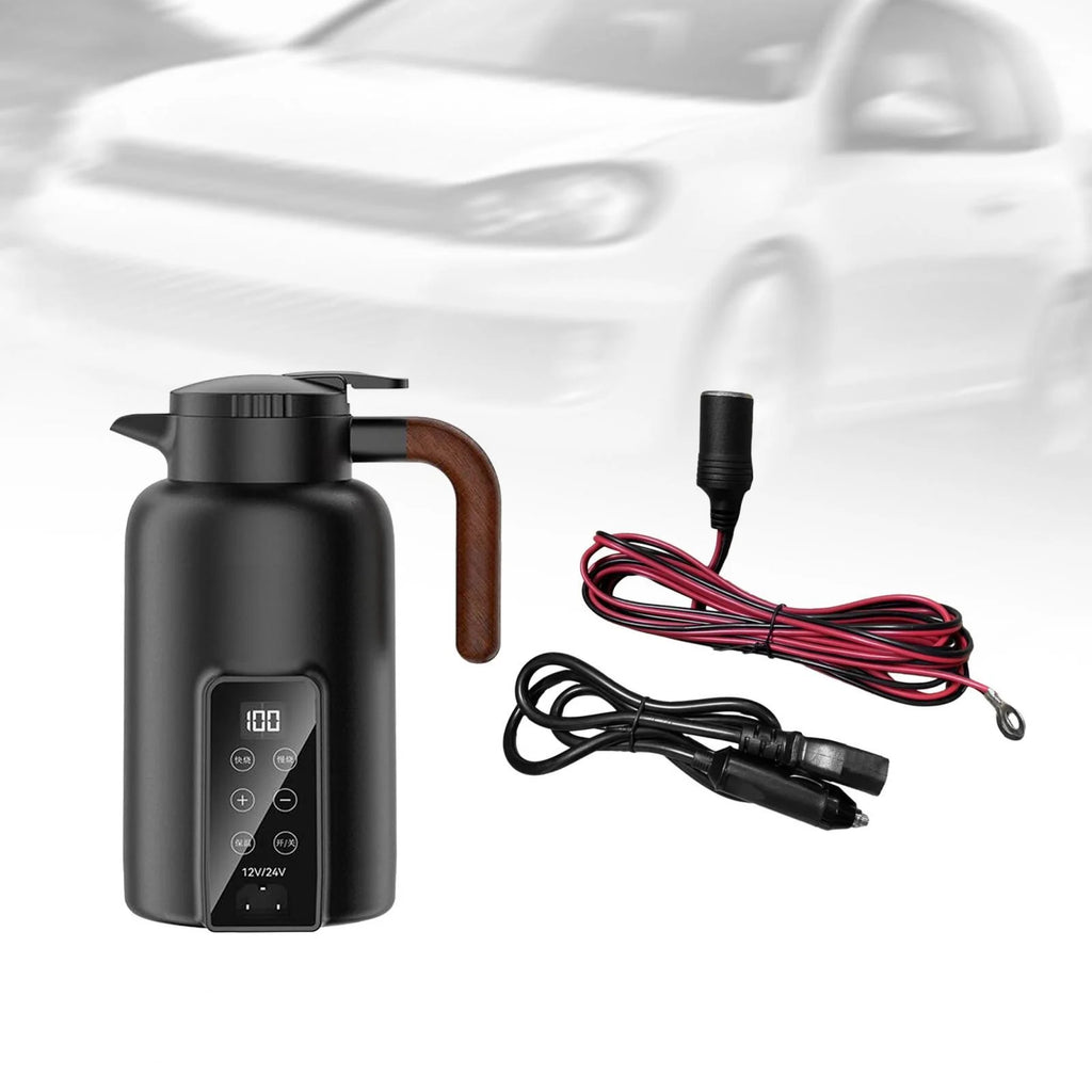 Car Heating Cup Electric Kettle Black X169