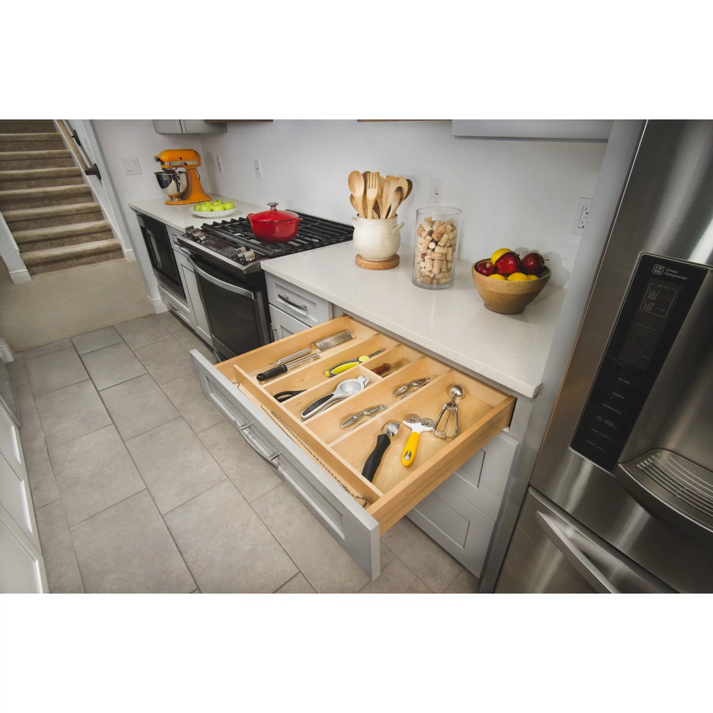 Wood Kitchen Drawer Utility Tray Insert S58484