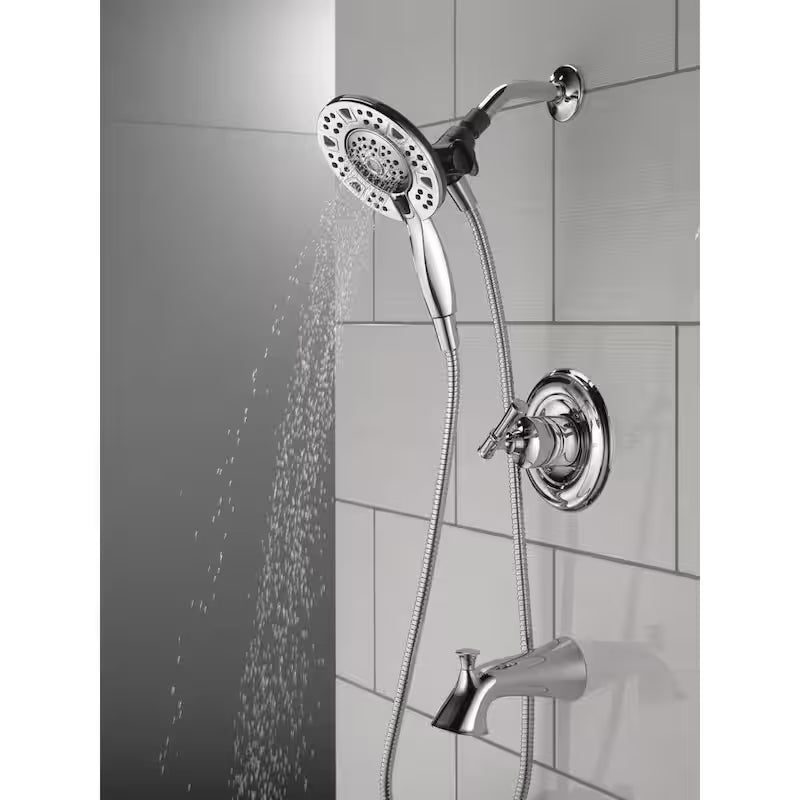 Single-Handle 4-Spray Tub and Shower Faucet in Chrome B305