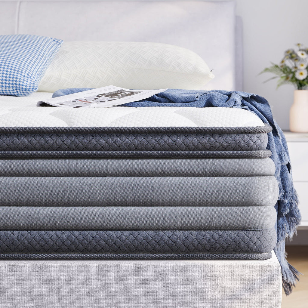 Queen 9" Hybrid Gel Memory Foam Innerspring Mattress C442