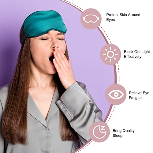 20 Pieces Silk Sleep Mask with Adjustable Strap O437