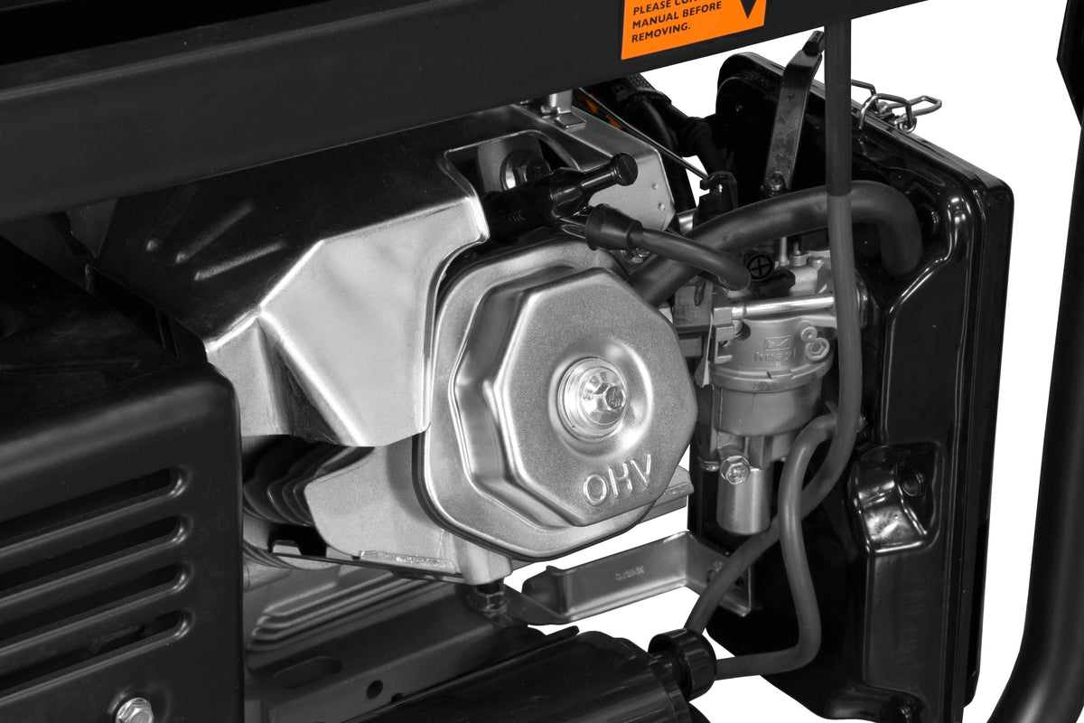 11,000-Watt Dual Fuel Portable Generator with Wheel Kit and Electric Start H711